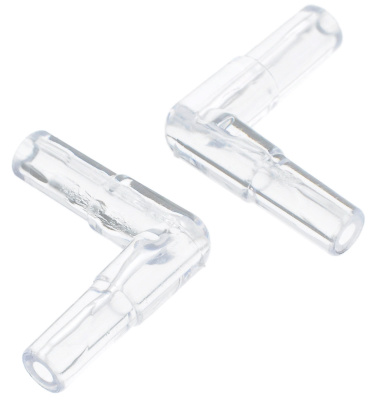 Уголок для трубки Ф-4мм 2шт